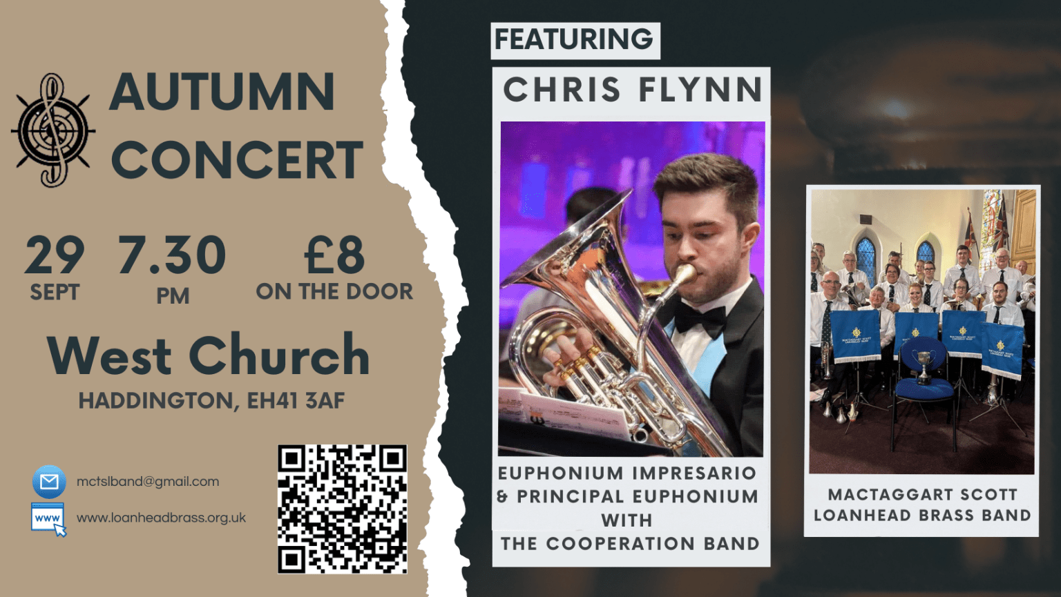 MacTaggart Scott Loanhead: Autumn Concert featuring Guest Soloist Chris Flynn