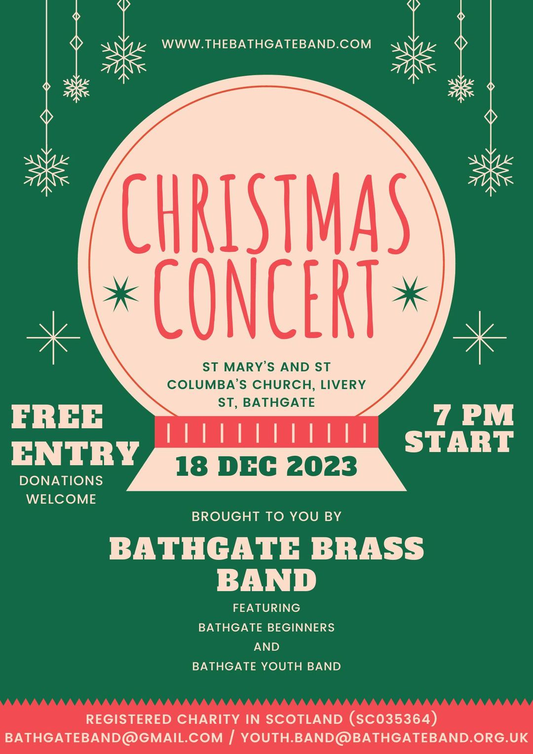 Bathgate Band Christmas Concert